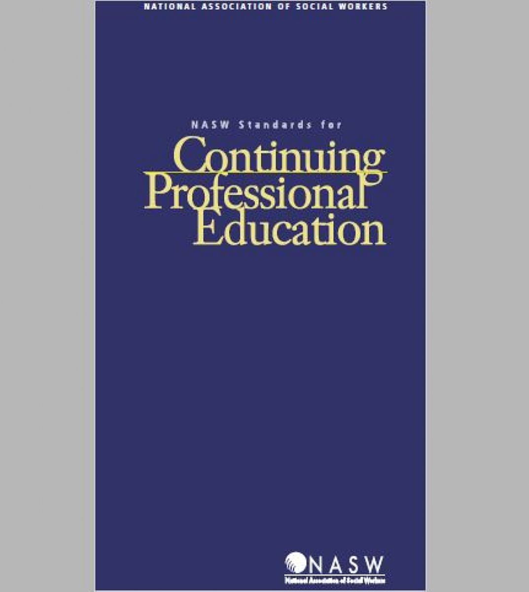 NASW Standards for Continuing Professional Education