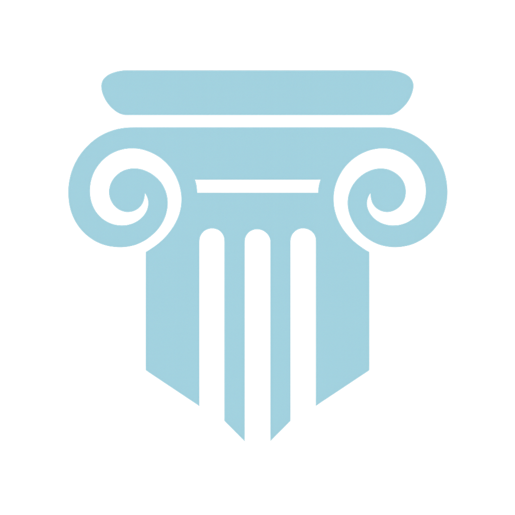 Ionic Column Capital Icon Ionic Column Capital Icon